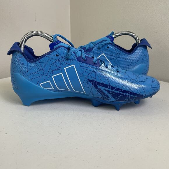 Adidas Mens Size Football Cleats Adizero Electric Blue IE8866 New Hidden Gems - Picture 8 of 9
